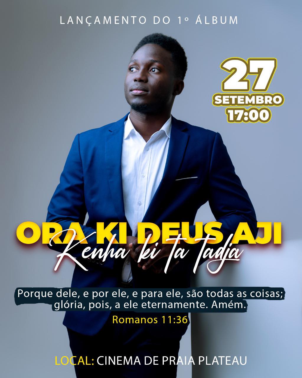 Besna Imbine: missionário guineense lança álbum em crioulo cabo-verdiano